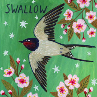 Swallow Bird Poster