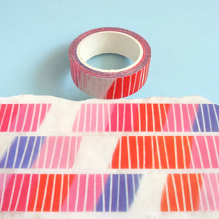 Brushy Stripes Washi Tape - Juicy Stripes