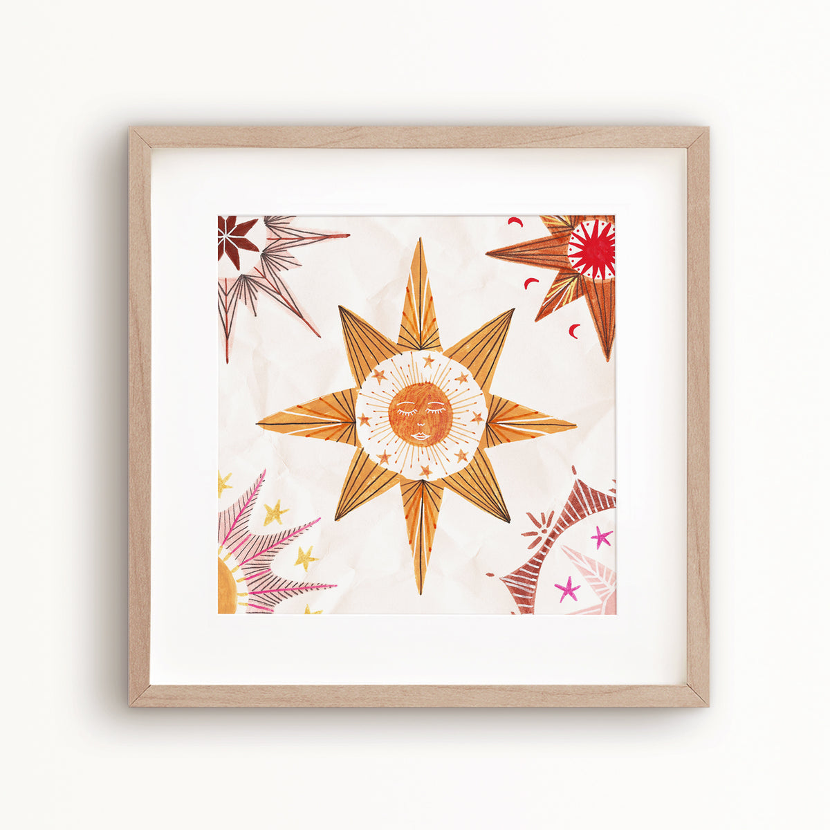 Celestial Bodies Star Art Print