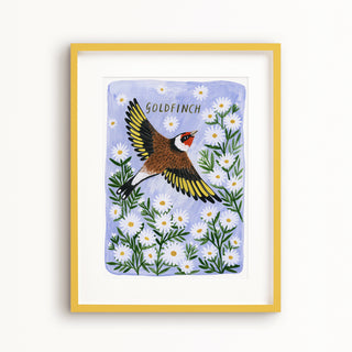 Goldfinch Bird Art Poster