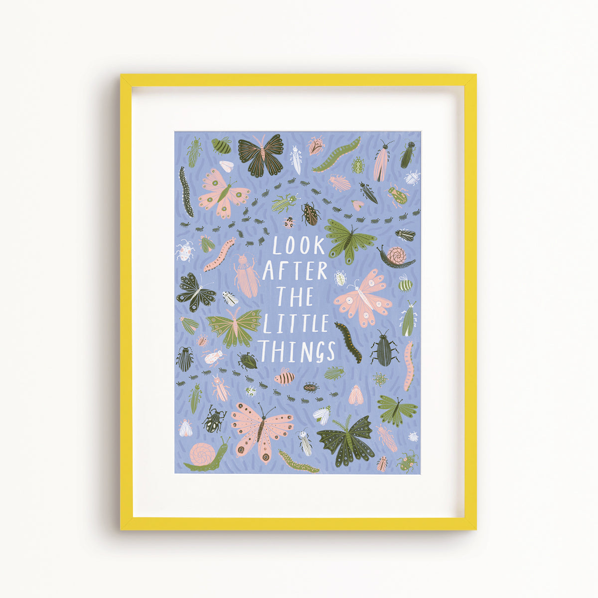 Look After the Little Things Insects Art Print