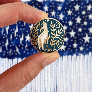 Magic is Real Enamel Pin Badge