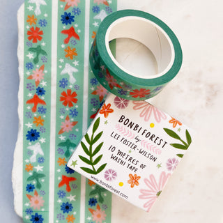 Flying Birds Washi Tape - Mint