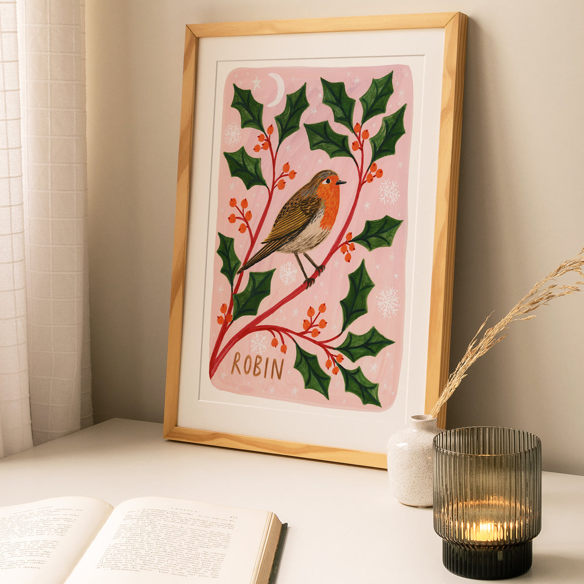 Robin Bird Art Print