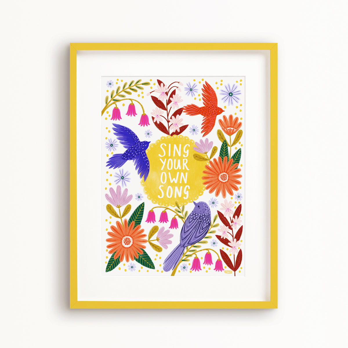 Sing Your Own Song Art Print