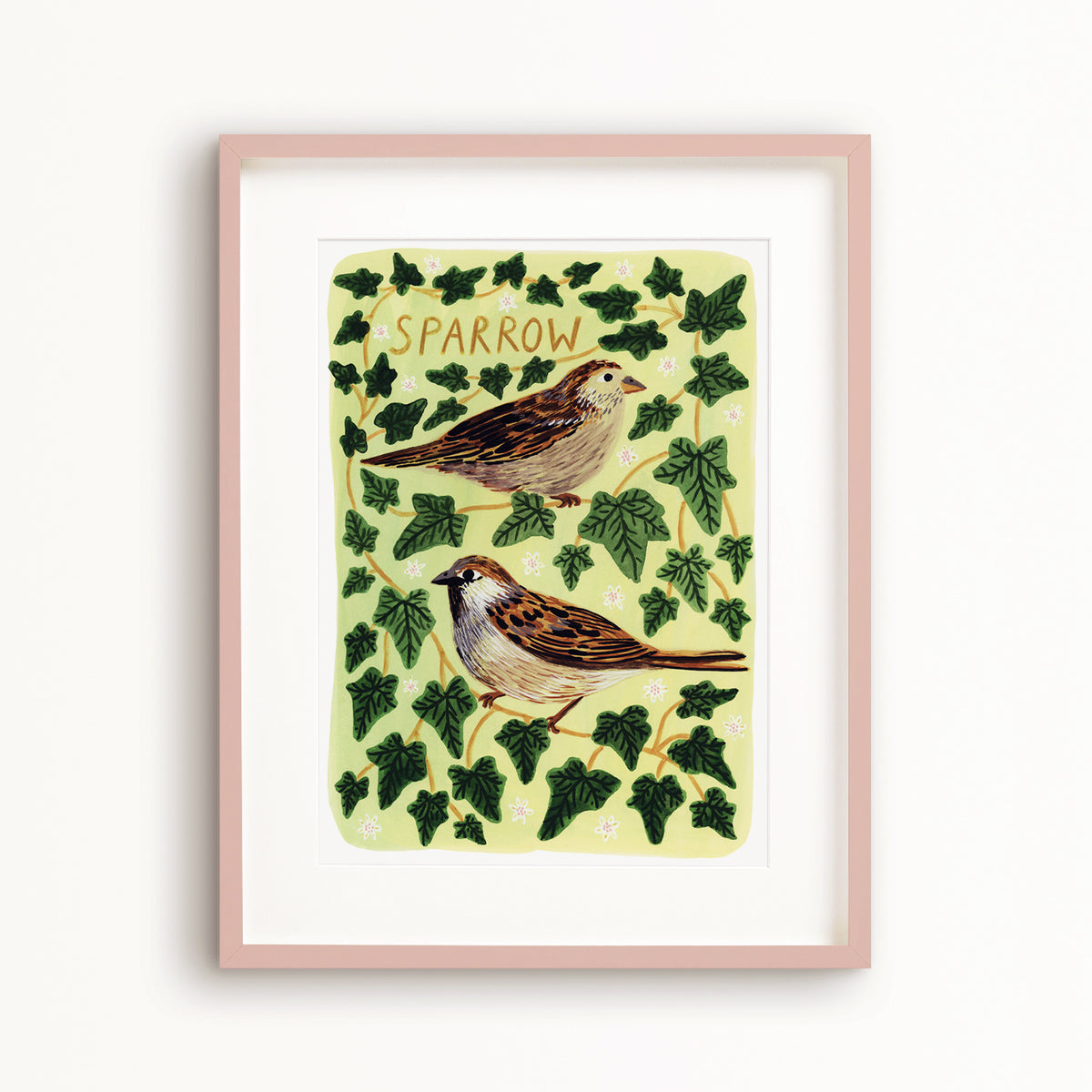 Sparrow Bird Art Print