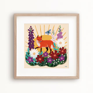 Summer Fox Art Print