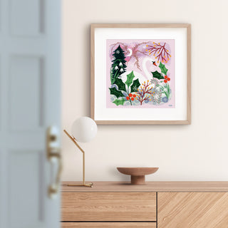 Winter Swan Art Print