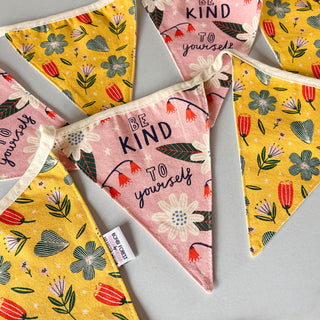 Be Kind to Yourself Recycled Cotton Bunting