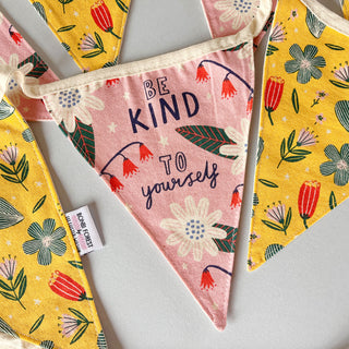 Be Kind to Yourself Recycled Cotton Bunting