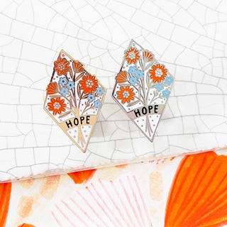 Hope Enamel Pin Badge