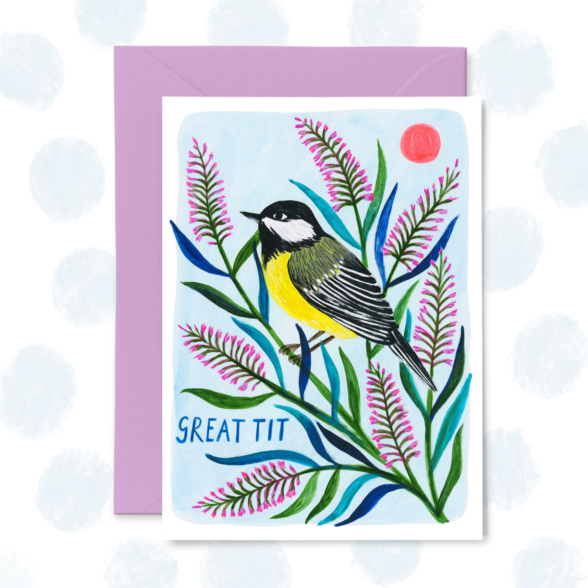 Great Tit Greetings Card