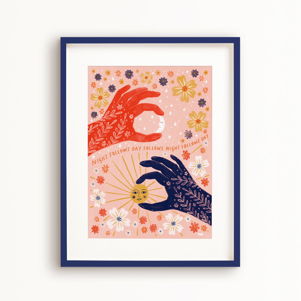 Night Follows Day Art Print