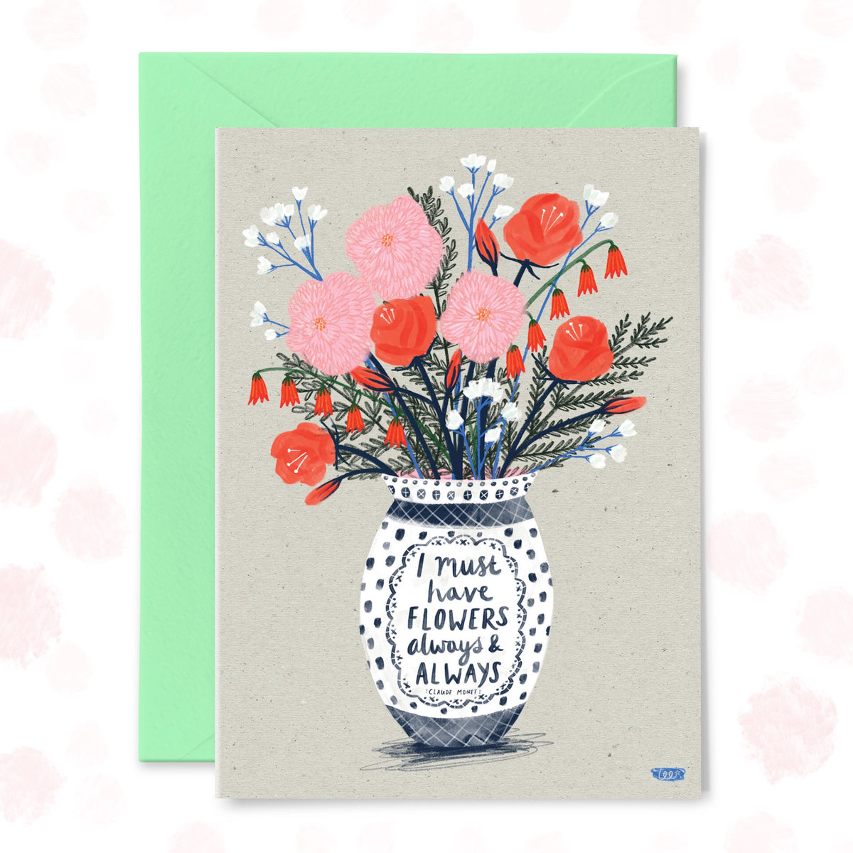 Flowers Always Greetings Card