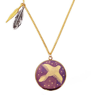 Spread Your Wings Locket - Gold