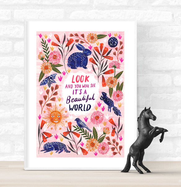 Beautiful World Art Print