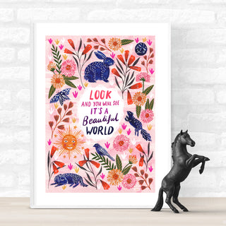 Beautiful World Art Print