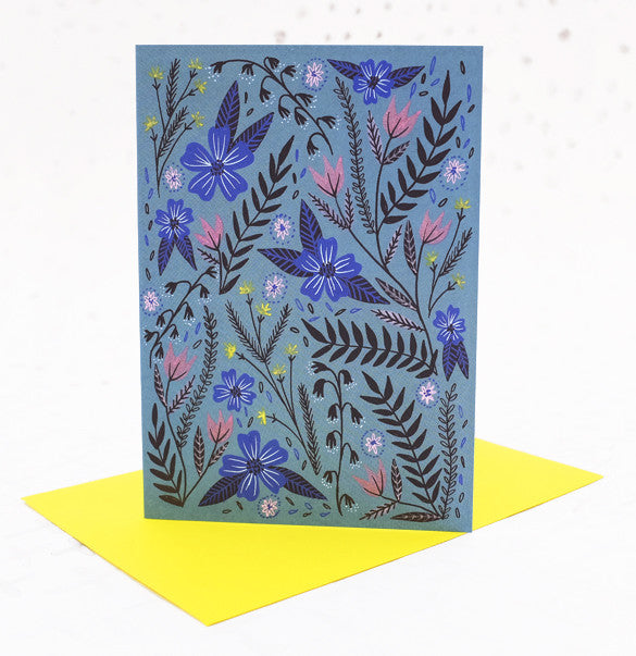 Dusk Garden Greetings Card