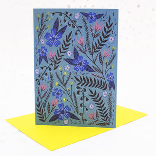 Dusk Garden Greetings Card