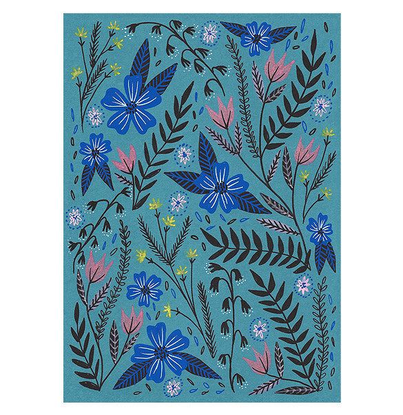 Dusk Garden Greetings Card