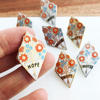 Hope Enamel Pin Badge