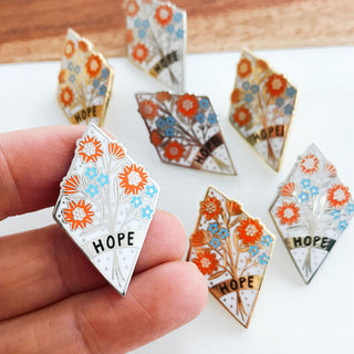 Hope Enamel Pin Badge