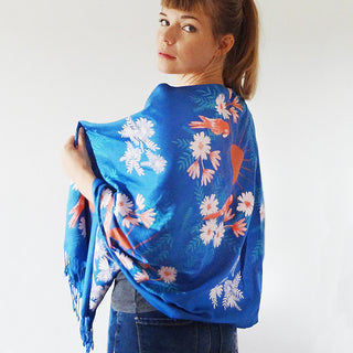 Limited Edition Indian Summer Scarf - Blue 2016