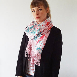 Limited Edition Indian Summer Scarf - Pink -2016