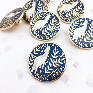 Magic is Real Enamel Pin Badge