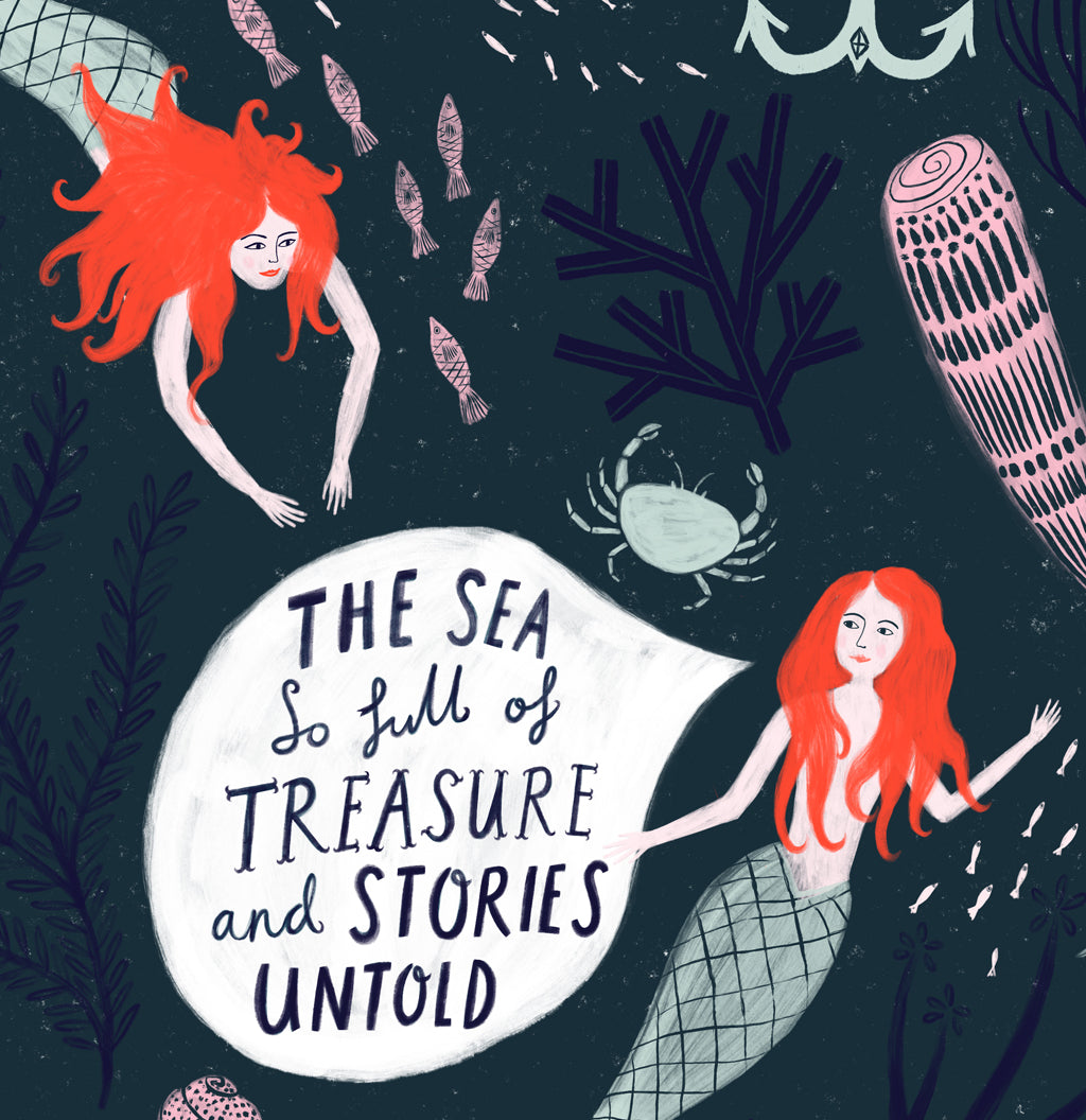 The Sea So Full Mermaid Art Print