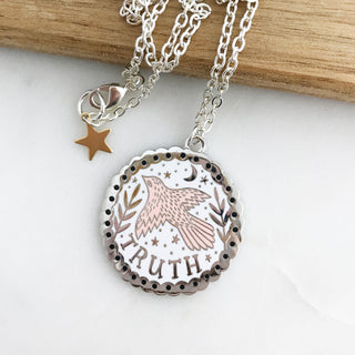 Truth Enamel Necklace