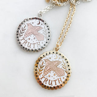 Truth Enamel Necklace