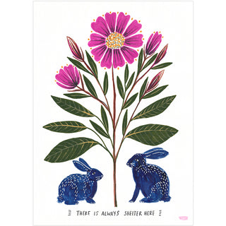 There is Always Shelter Here Art Print