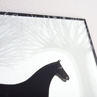 Woodland Horse Original Mirror Artwork
