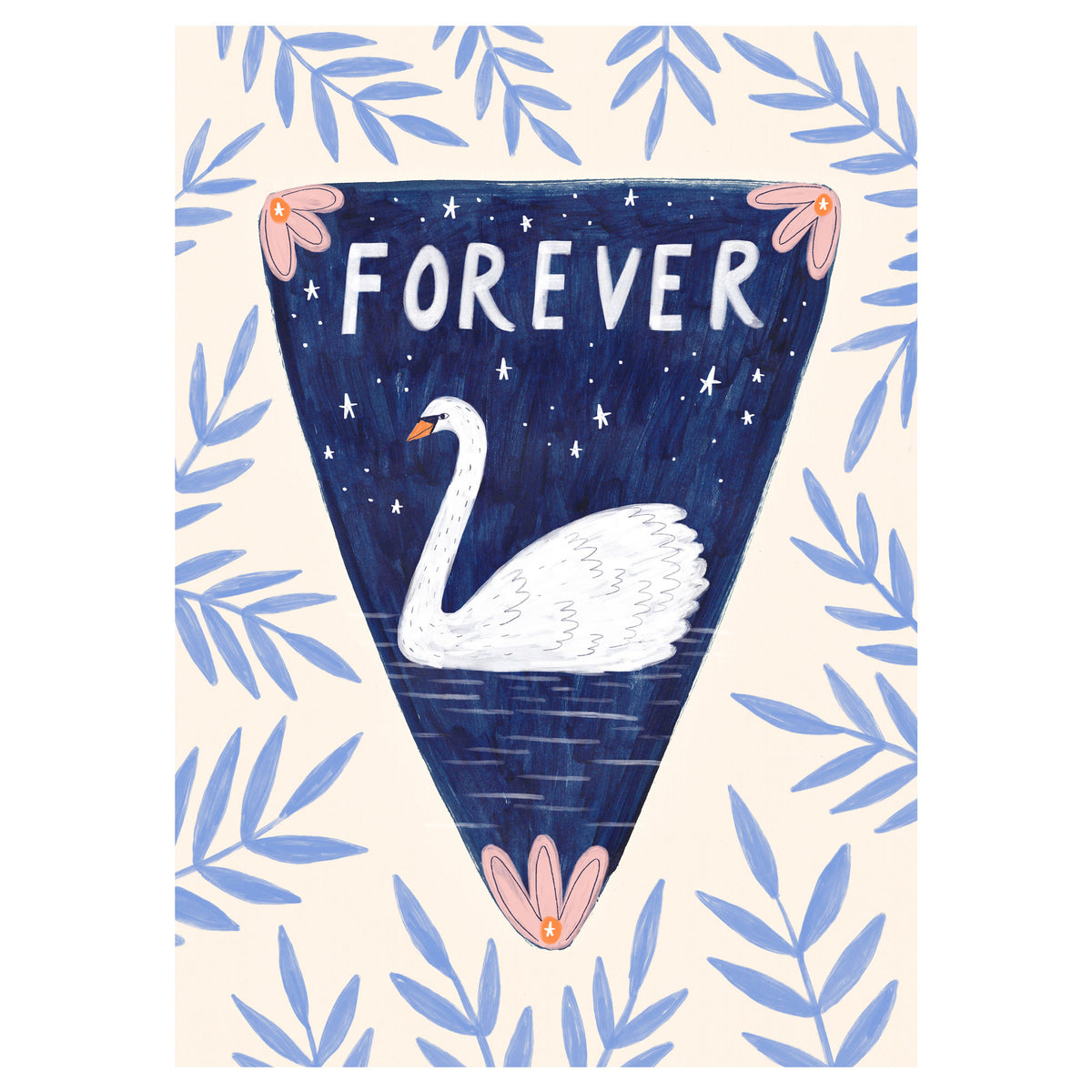 Forever Swan Art Print