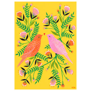 Lovebirds Art Print