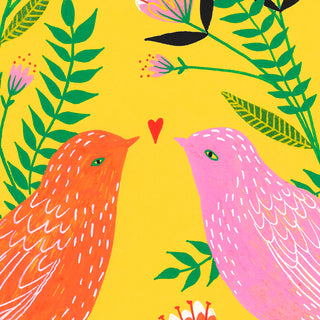 Lovebirds Art Print