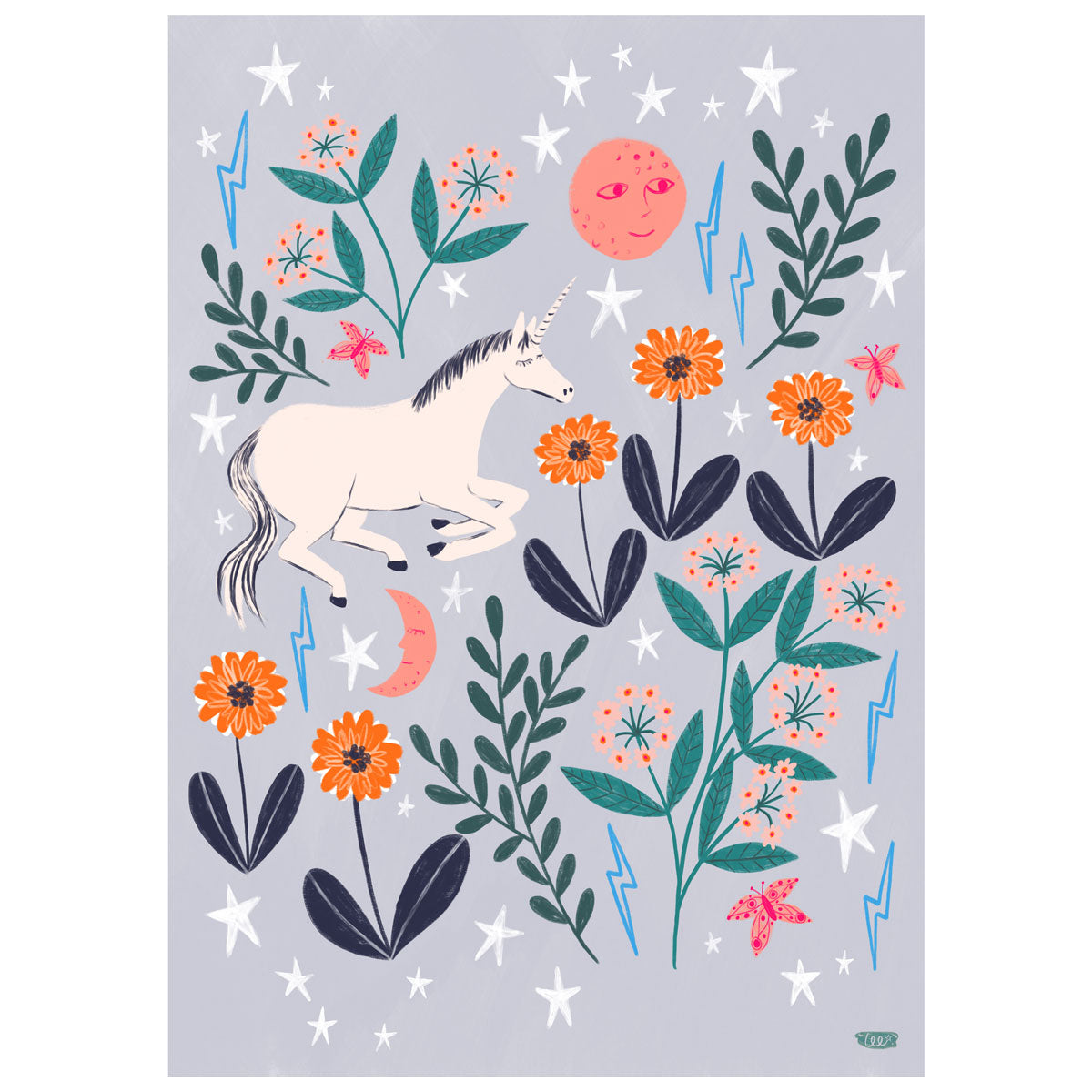 Unicorn Fields Art Print