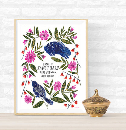 Shelter Triptych Art Print Set